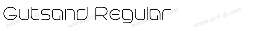 Gutsand Regular字体转换 Gutsand Regular字体转换